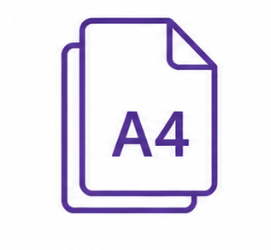 A4, Letter, B5 (JIS), B5 (ISO), A5, A5 Long Edge, B6 (JIS), A6, Executive, Legal, A4 Short, Folio, Mexico Legal, India Legal